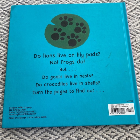 Hardcover “Do Lions Live on Lilypads?” - Picture 2 of 7